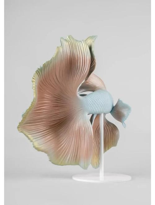 NEW LLADRO BETTA FISH (RIGHT) SCULPTURE #9700 BRAND NIB LARGE COLORFUL - 5
