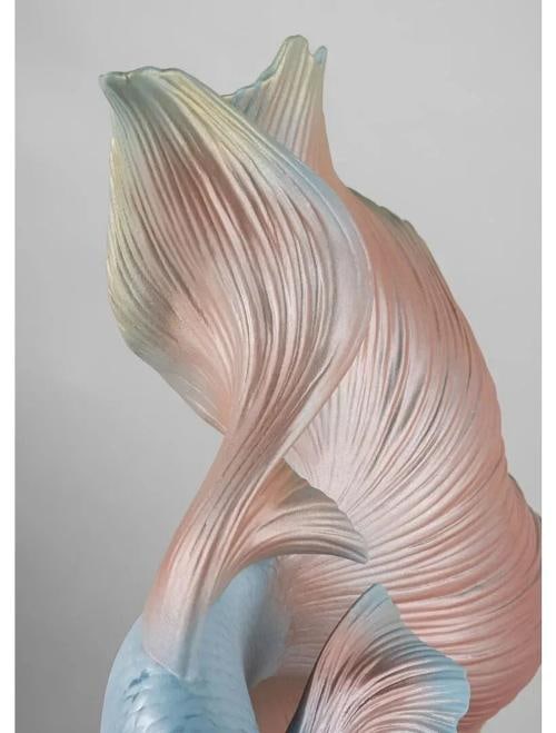 NEW LLADRO BETTA FISH (RIGHT) SCULPTURE #9700 BRAND NIB LARGE COLORFUL - 9