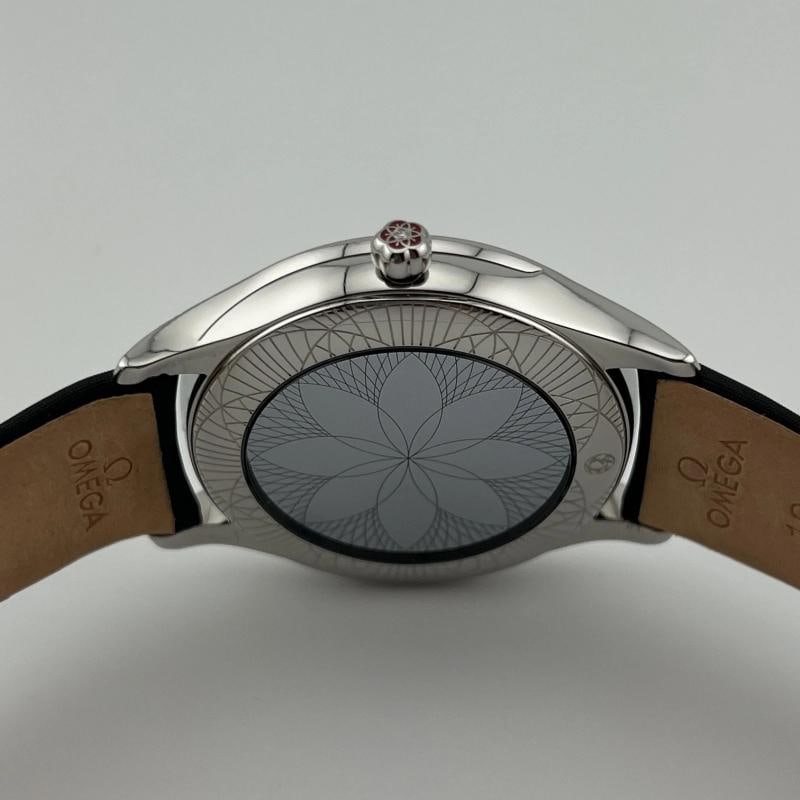 Omega De Ville Tresor 428.17.39.60.01.001 39mm Diamonds Steel Box Papers - 4