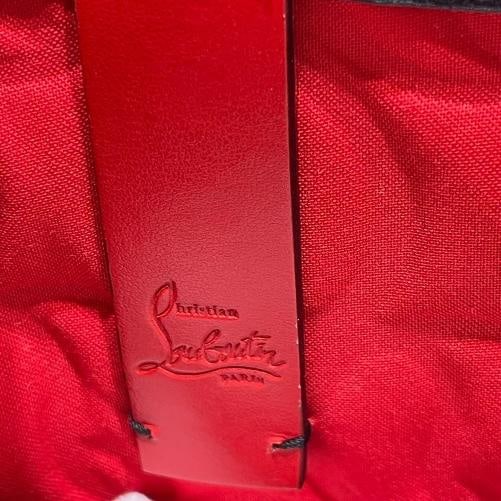 Christian Louboutin Nappa Embossed Mini East West Cabata Tote Black - 13