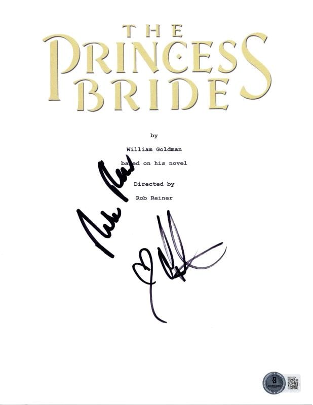 MANDY PATINKIN & ROB REINER SIGNED 'THE PRINCESS BRIDE' MOVIE SCRIPT BECKETT COA: Industry: Movies,Personalize: No,Signed: Yes,Autograph Authentication: Beckett,Original/Reproduction: Original,Country of Origin: United States