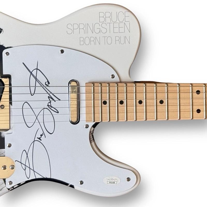 Bruce Springsteen Signed Guitar Custom Graphics JSA COA Born to Run Thunder Road - 2