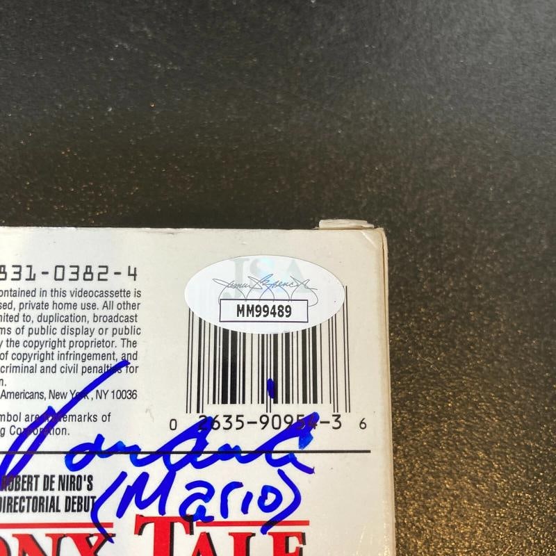 A Bronx Tale Cast Signed VHS Movie With 7 Signatures JSA COA - 8