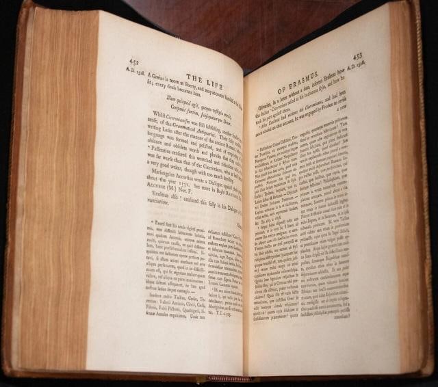 John Jortin / The Life of Erasmus 1st Edition 1758 - 12