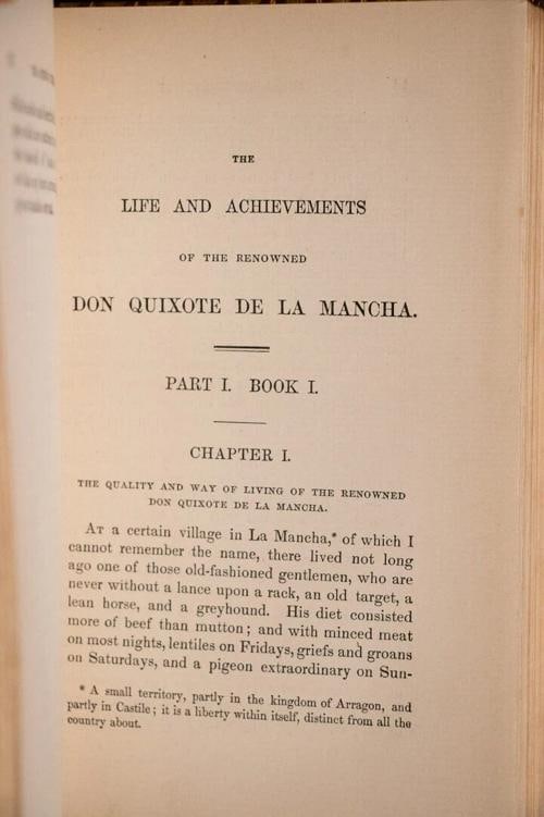 Miguel De Cervantes Saavedra / The History of Don Quixote of La Mancha 1880 - 10