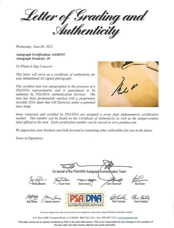 Muhammad Ali Signed 30x40 Photo w/ Graded Gem 10 Autograph! PSA/DNA ITP #4A40555 - 3