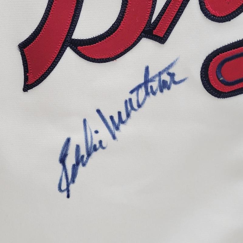 Eddie Mathews Signed Atlanta Braves Authentic Rawlings Jersey Beckett Certified - 2