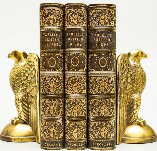 William Yarrell / A History of British Birds 1st Edition 1843: Author: William Yarrell,Country of Origin: United States of America,Publisher: John Van Voorst,Year Printed: 1843,Special Attributes: 1st Edition,Binding: Hardcover,Subject: