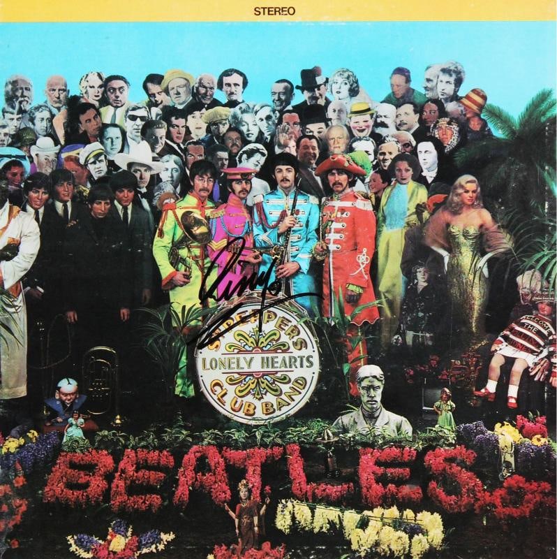 Ringo Starr The Beatles Signed & Framed Sgt. Pepper's Album Cover JSA #ZZ36206 - 2