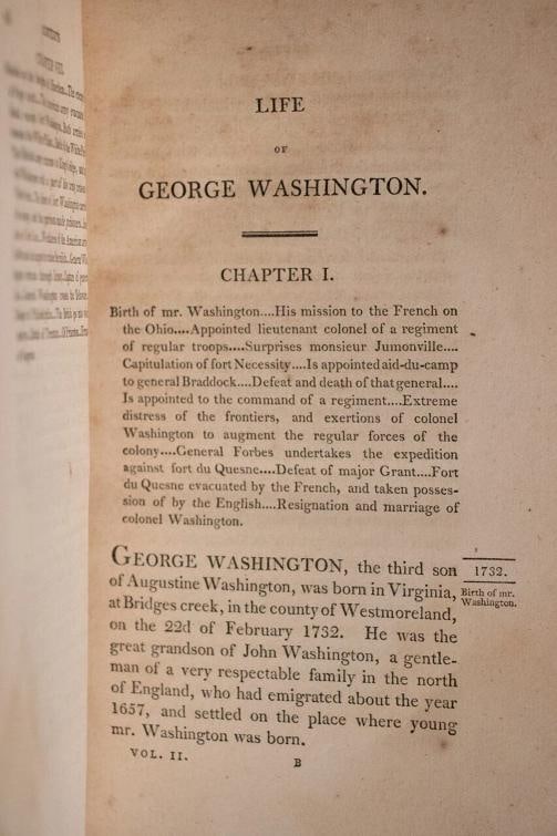 John Marshall / THE LIFE OF GEORGE WASHINGTON 1st Edition 1804 - 12