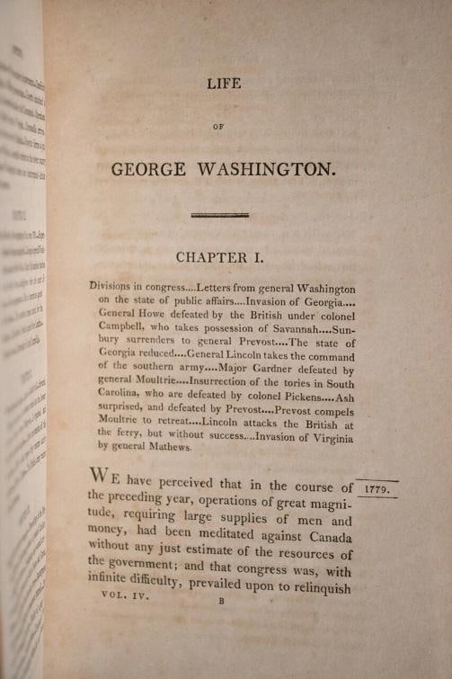 John Marshall / THE LIFE OF GEORGE WASHINGTON 1st Edition 1804 - 17