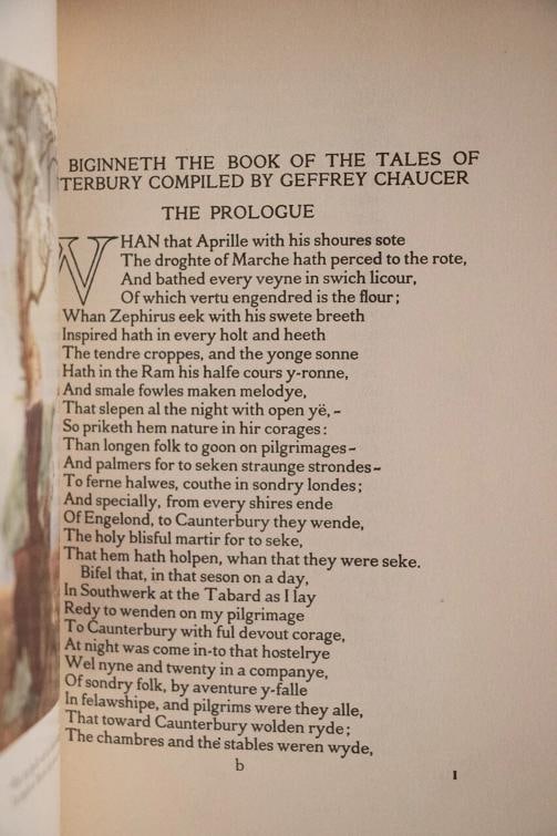 Geoffrey Chaucer / The Canterbury Tales 1928 - 12