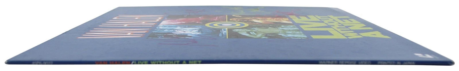 Van Halen (5) Authentic Signed Live Without A Net Laserdisc Cover W/Disk BAS - 5