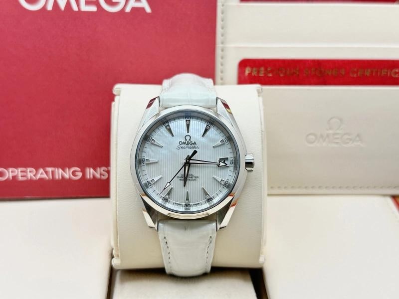Omega Seamaster Aqua Terra 231.13.39.21.55.001 Steel MOP Diamond Dial Box Paper - 2