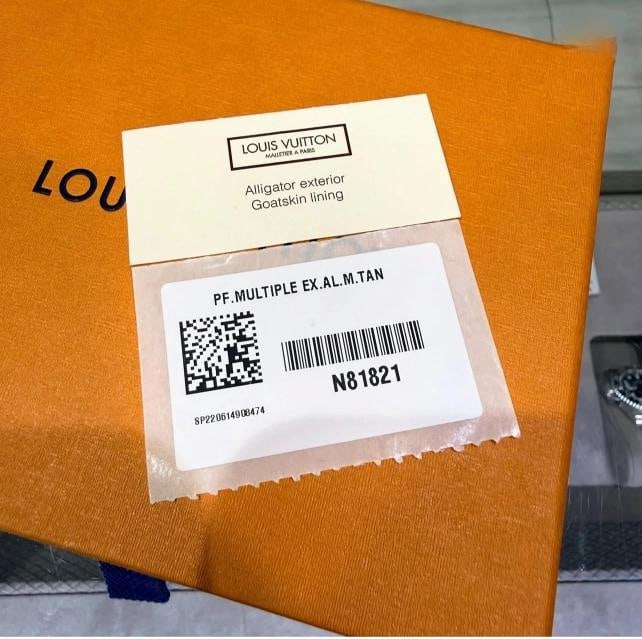 Louis Vuitton Multiple Wallet Genuine Niloticus Alligator Leather - 8