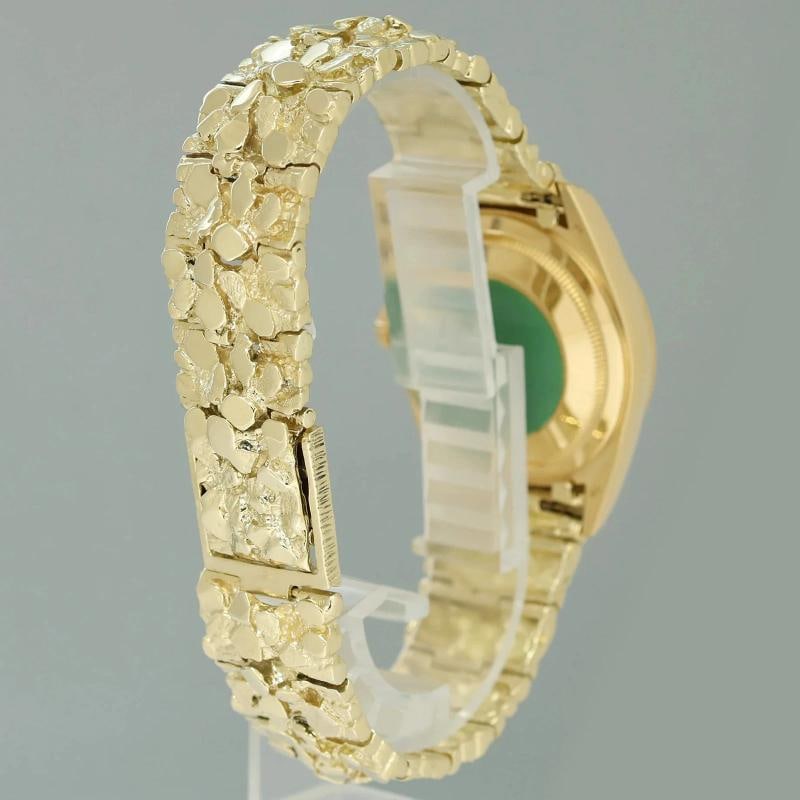 Rolex 18238 President Day-Date Champagne Nugget Double Quickset Yellow Gold - 4