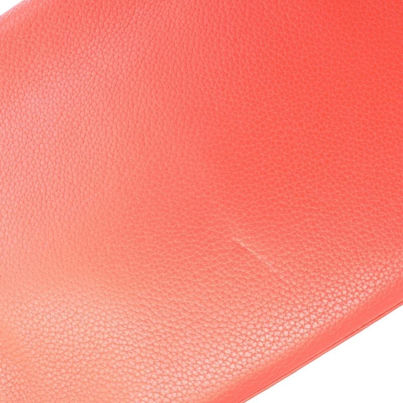 Hermes Kelly Handbag Red Clemence with Palladium Hardware 32 - 8