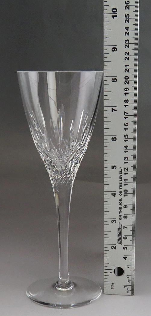 8 Vintage English Stuart Cambridge Cut Glass Crystal Champagne Flutes Glasses - 7