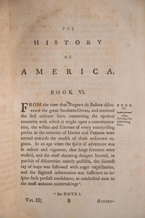 1783 The History of America William Robertson Fine Leather Bindings Folding Maps - 13