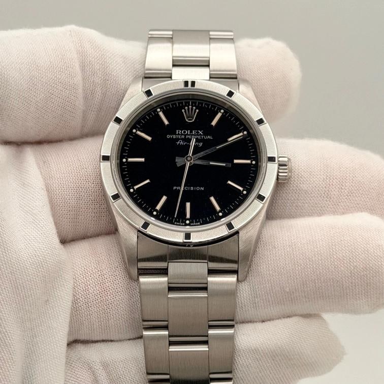 Rolex Air King Precision 14010M 14010 34mm Black Dial Stainless Steel - 2