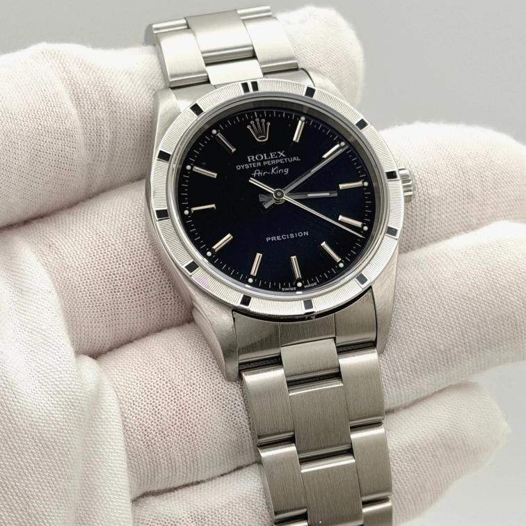 Rolex Air King Precision 14010M 14010 34mm Black Dial Stainless Steel - 5