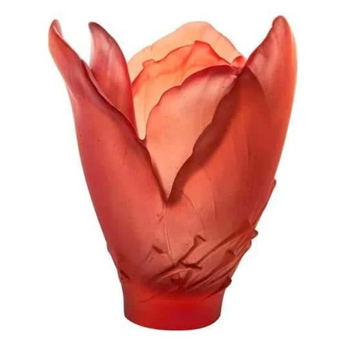 NEW DAUM CRYSTAL NUMBERED ED. SAFFRON VASE SMALL #05610 BRAND NIB: Condition: New: A brand-new, unused, unopened, undamaged item in its original packaging (where packaging is ... Read moreabout the conditionNew: A brand-new, unused, unopened, undamaged item in its