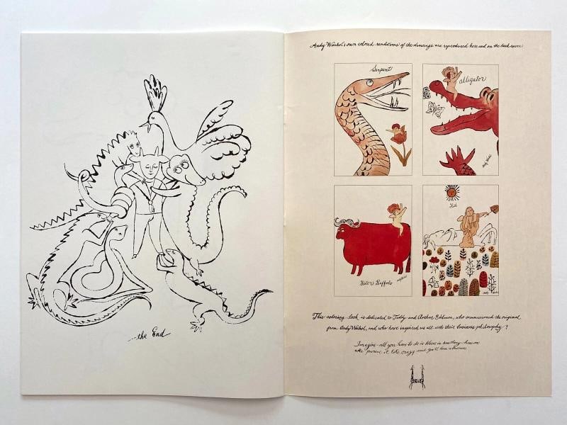 "ANDY WARHOL COLORING BOOK" RARE 1990 1ST ED COLLECTOR SLIPCASE XL POP ART BOOK - 11
