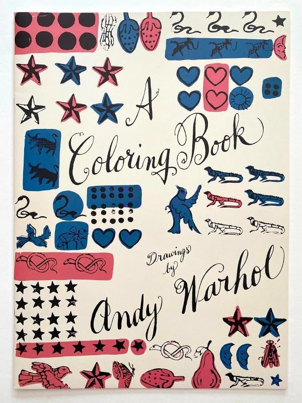 "ANDY WARHOL COLORING BOOK" RARE 1990 1ST ED COLLECTOR SLIPCASE XL POP ART BOOK - 2