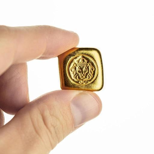 1oz .9999 Gold Bar w/ Laser Etched Serial Number - Hand Cast Square Design #A520 - 4
