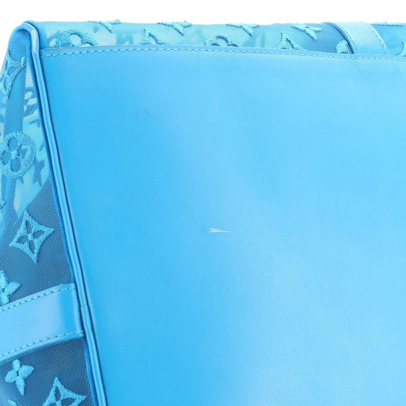 Louis Vuitton Keepall Bandouliere Bag Monogram See Through Mesh 50 - 6