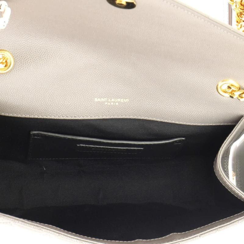 Saint Laurent Classic Monogram Envelope Satchel Mixed Matelasse Leather Small - 5
