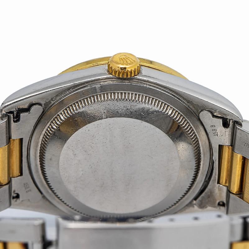 Rolex Datejust 16203 Oyster 18k YG Two Tone Diamond Auto Blue Dial watch 36mm - 6