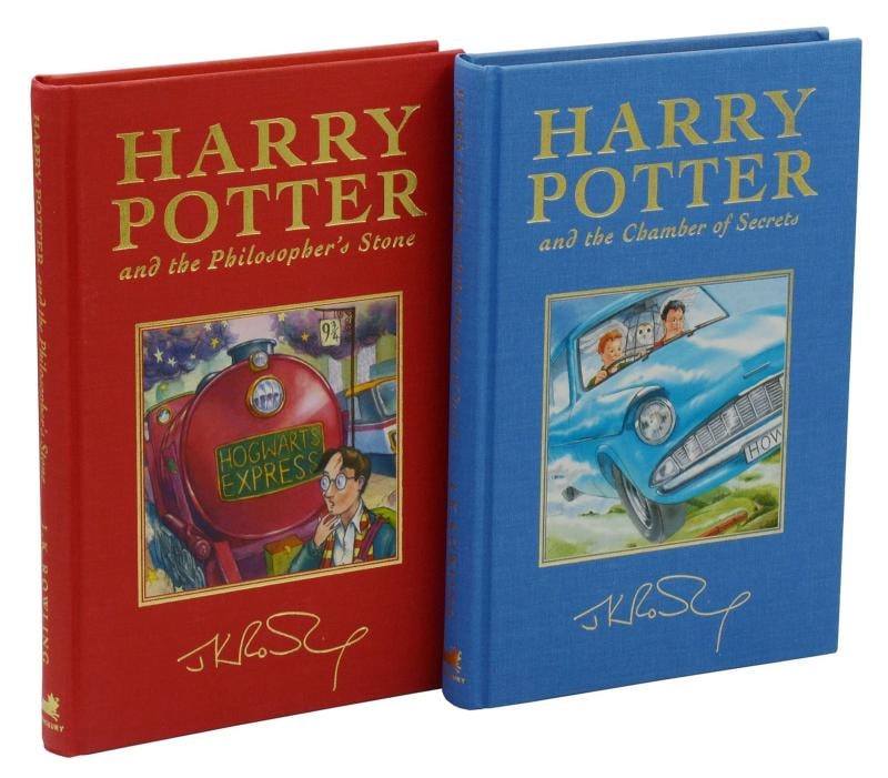 Harry Potter by J.K. ROWLING ~ Complete First Deluxe Edition Set ~ 1st - 2