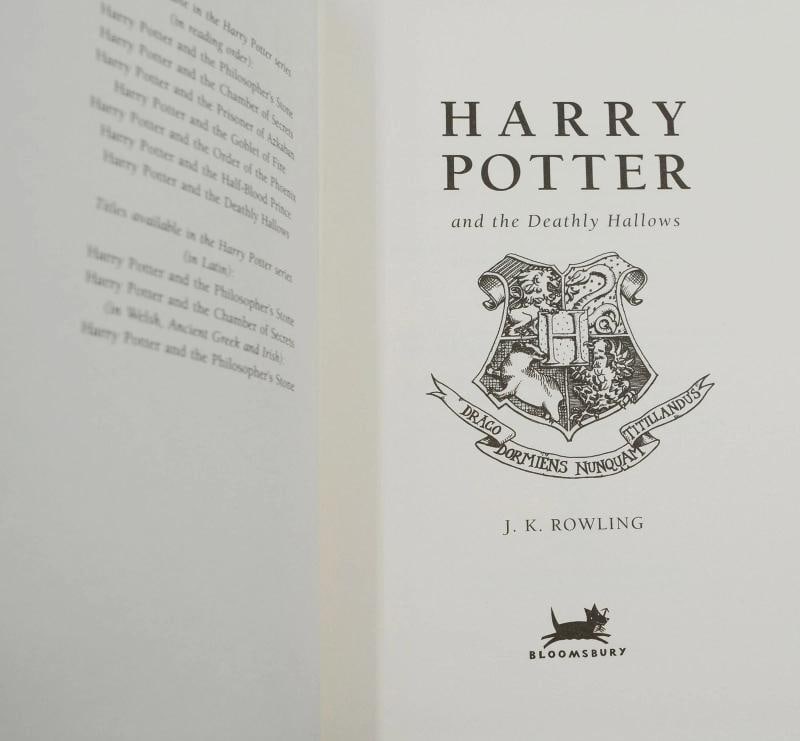 Harry Potter by J.K. ROWLING ~ Complete First Deluxe Edition Set ~ 1st - 6