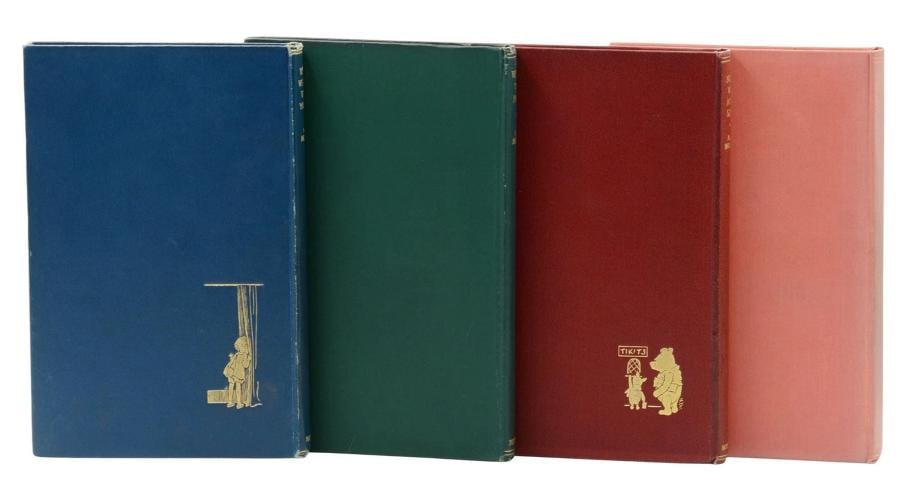 Complete Set of Winnie the Pooh Books ~ SIGNED by A.A. Milne ~ First Edition 1st - 3