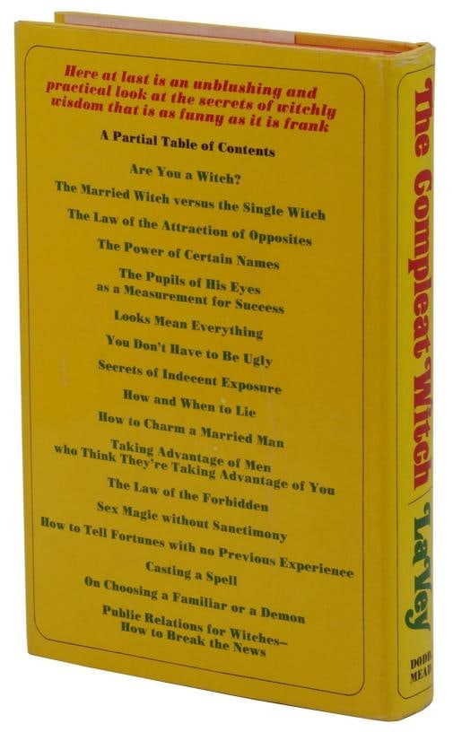 Compleat Witch ~ ANTON SZANDOR LAVEY ~ Signed First Edition 1st 1971 Review Copy - 2