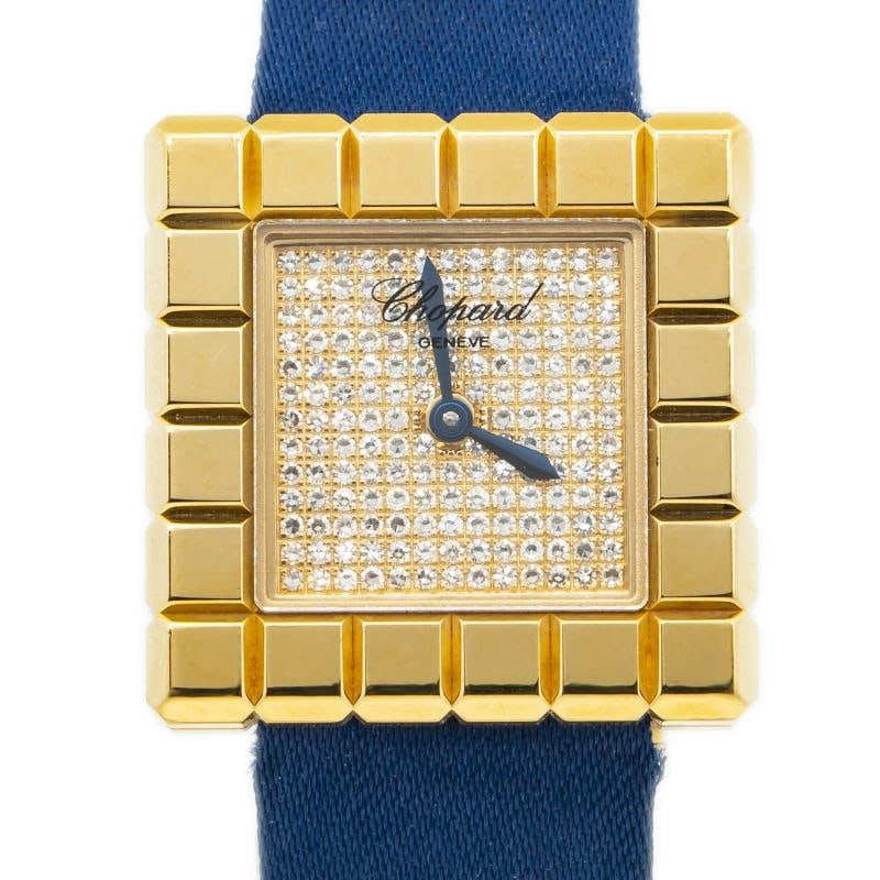 Chopard Ice Cube By De Grisobono 11/7407 18k YG Diamond Quartz Ladies Watch 25mm - 2