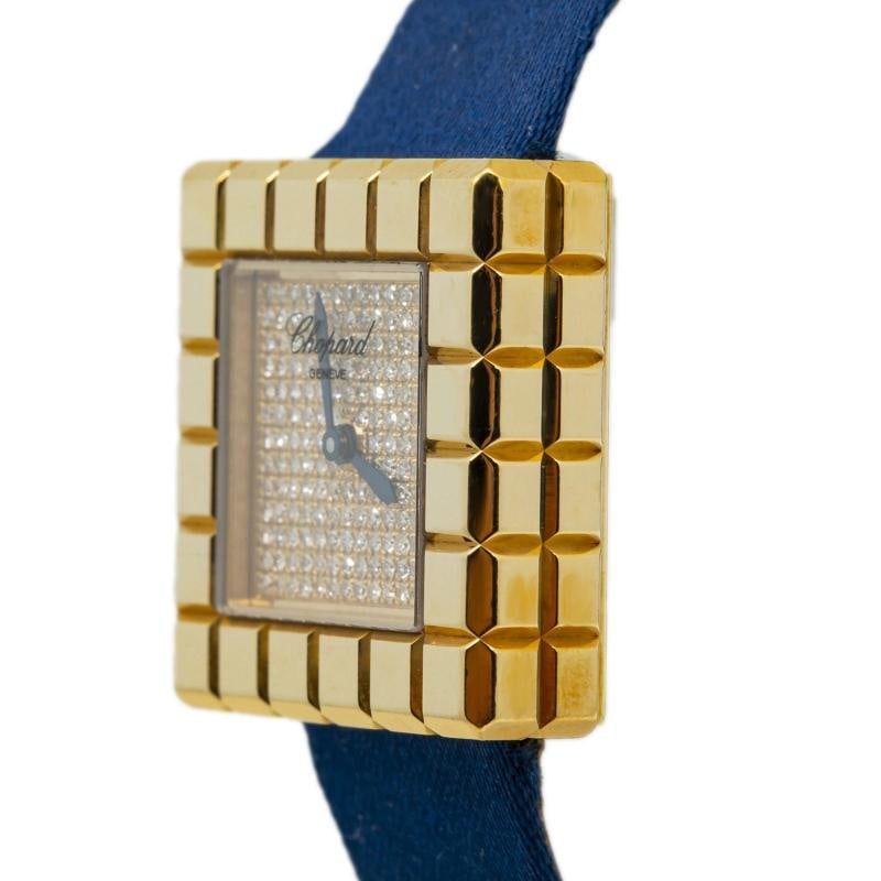 Chopard Ice Cube By De Grisobono 11/7407 18k YG Diamond Quartz Ladies Watch 25mm - 3