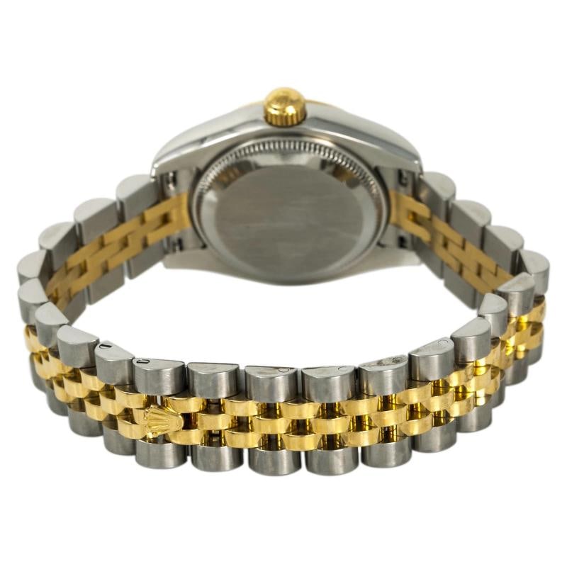 Rolex Datejust 179173 Jubilee 18K TwoTone Auto Champagne Diamond Dial Women 26mm - 2