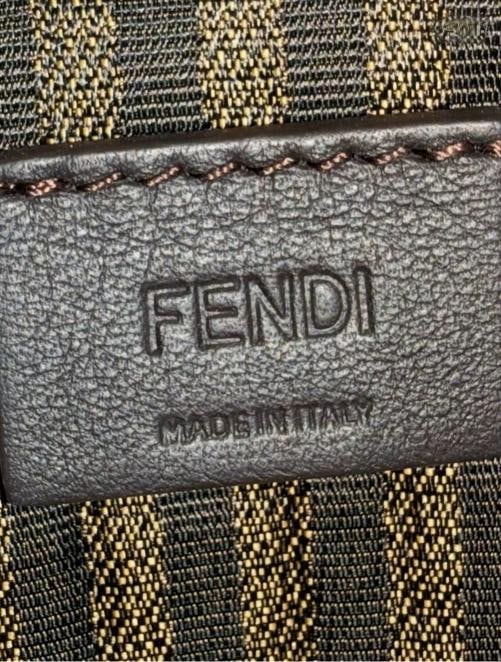 Fendi Mini Sunshine Shopper Tote Raffia w/Strap - 14