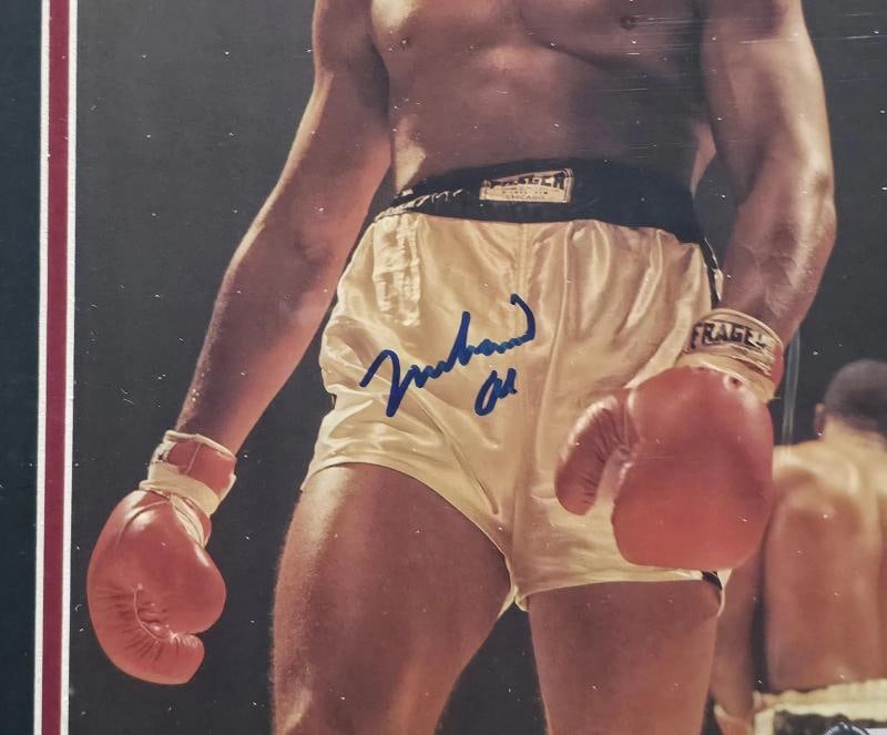 Muhammad Ali Signed Framed 9x12 Magazine Photo Beckett BAS - 3
