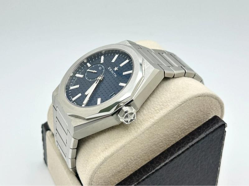 Zenith Defy Skyline 03.9300.3620/51.I001 41mm Blue Dial Steel Box Paper - 4
