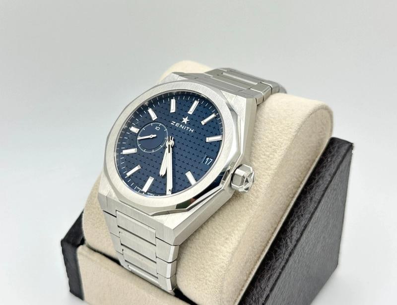 Zenith Defy Skyline 03.9300.3620/51.I001 41mm Blue Dial Steel Box Paper - 5