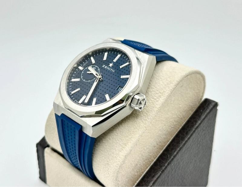 Zenith Defy Skyline 03.9300.3620/51.I001 41mm Blue Dial Steel Box Paper - 9