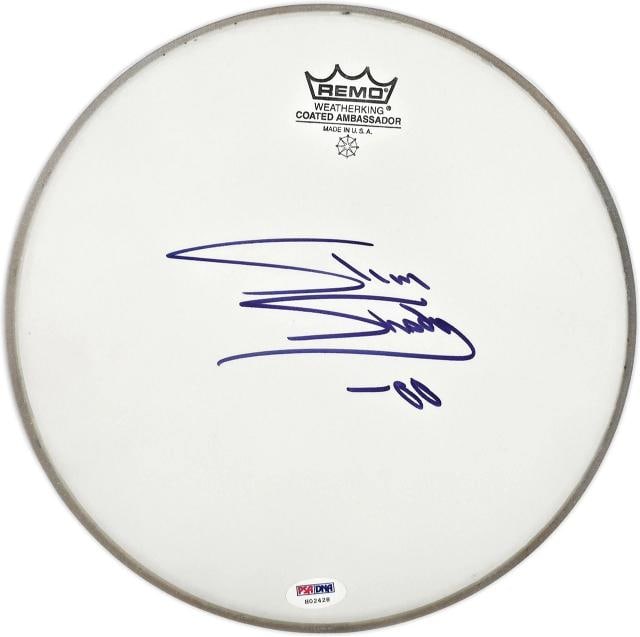 Eminem "Slim Shady" Signed 10.5x10.5 Drumhead Auto GM 10 PSA/DNA #H02428: Eminem "Slim Shady" Signed 10.5x10.5 Drumhead Auto GM 10 PSA/DNA #H02428