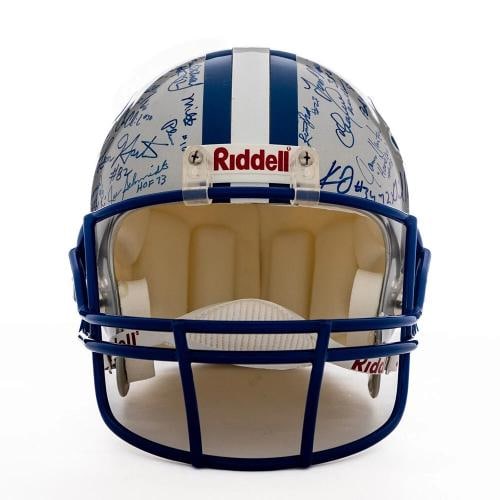 Detroit Lions Legends Multi Signed Full Size Helmet 44 Signatures! PSA DNA COA - 3