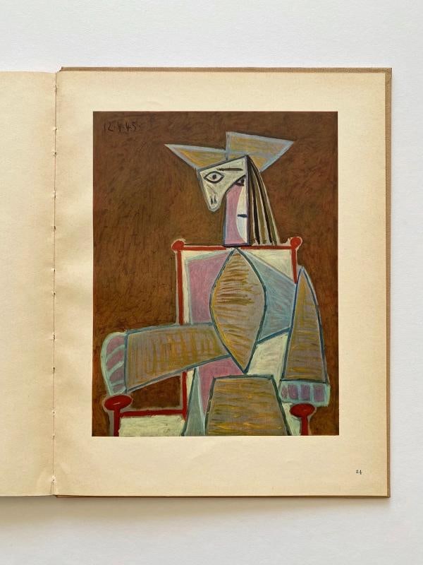 PABLO PICASSO RARE 1946 1ST ED FINE ART LITHOGRAPH PRINT FRENCH MODERN ART BOOK - 14