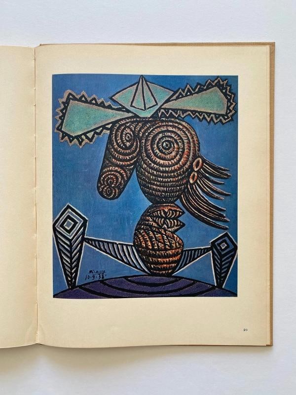 PABLO PICASSO RARE 1946 1ST ED FINE ART LITHOGRAPH PRINT FRENCH MODERN ART BOOK - 17