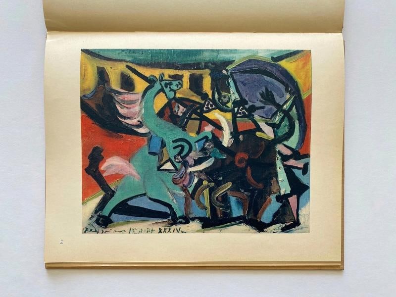 PABLO PICASSO RARE 1946 1ST ED FINE ART LITHOGRAPH PRINT FRENCH MODERN ART BOOK - 18