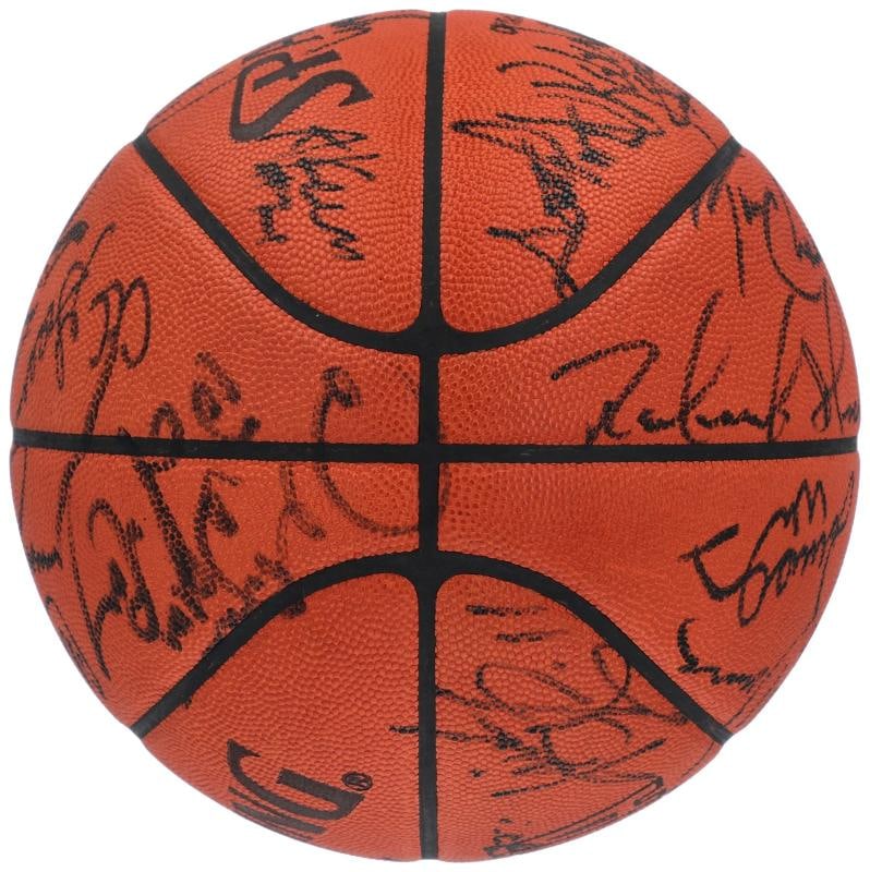 Michael Jordan 1989 All Star Game Team Signed Spalding Game Basketball PSA DNA - 7